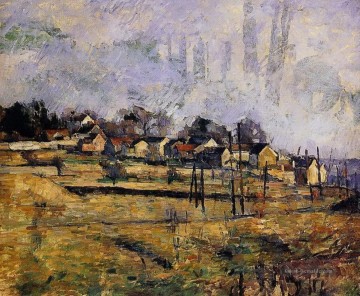  schaf - Landschaft Paul Cezanne